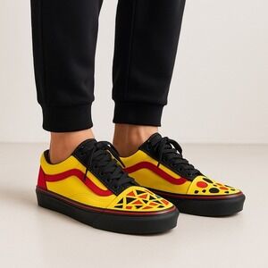 Vans‎ Sz W 8.5 M 10 Old  Skool Low Top Custom Rare Authentic Skateboard Grunge